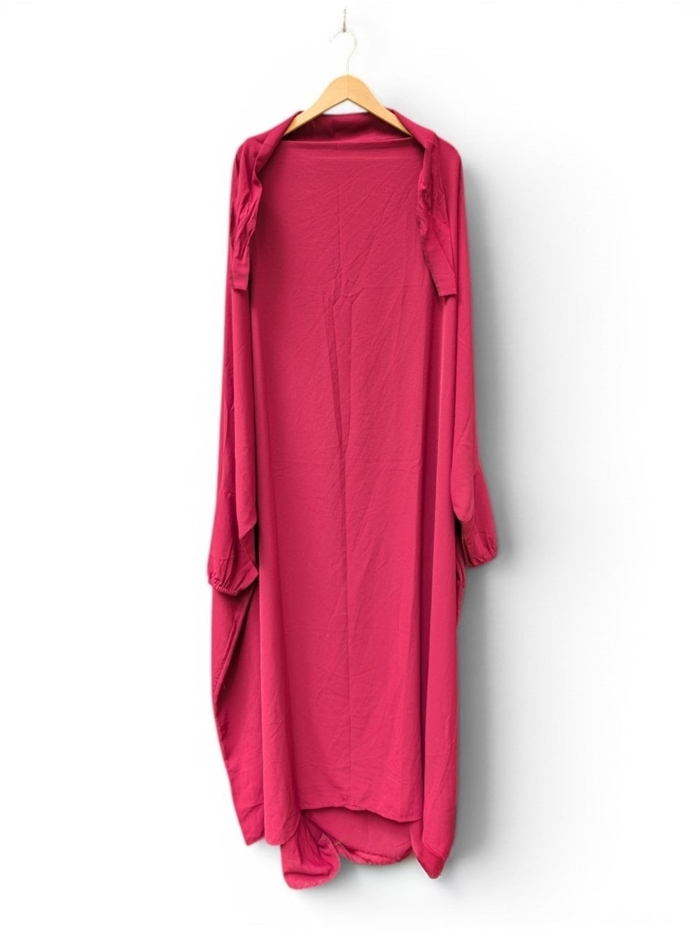 Long Khimar in Fuchsia Pink